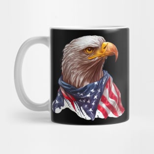 American Eagle 4th of July memorial day Mug